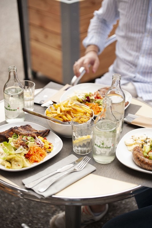 Grillbuffet im Scherzhaus